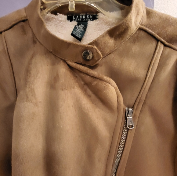 CLEARANCE Ralph Lauren Camel Teddy Jacket - Picture 3 of 11